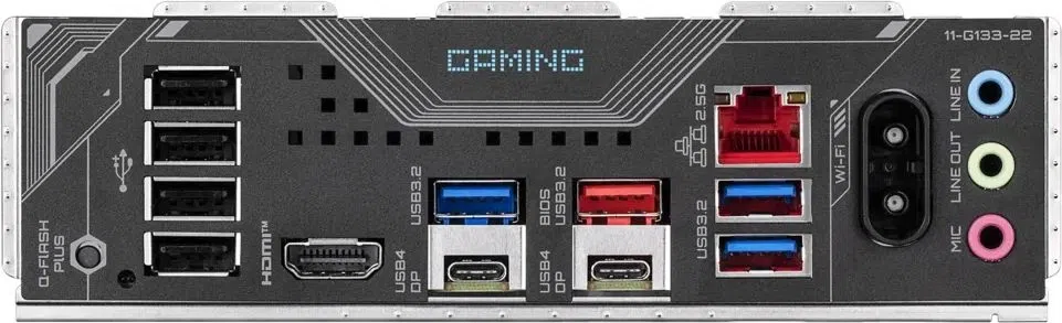 Материнская плата Gigabyte X870 GAMING WIFI6 Socket AM5 AMD X870 4xDDR5 ATX AC`97 8ch(7.1) 2.5Gg RAID+HDMI