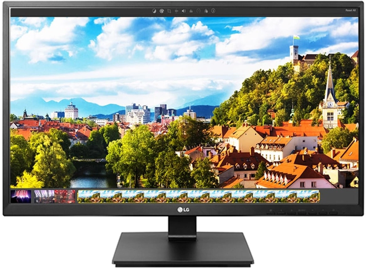 Монитор LG 27" 27BK55YP-B черный IPS LED 5ms 16:9 DVI HDMI матовая HAS Piv 250cd 178гр/178гр 1920x1080 120Hz VGA DP FHD USB 7.2кг