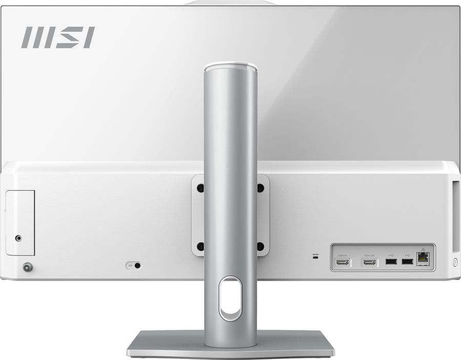 Моноблок MSI Modern AM272P 1M-678XRU 27" Full HD Core 7 150U (1.8) 16Gb SSD512Gb Graphics без ОС GbitEth WiFi BT 120W клавиатура мышь Cam белый 1920x1080