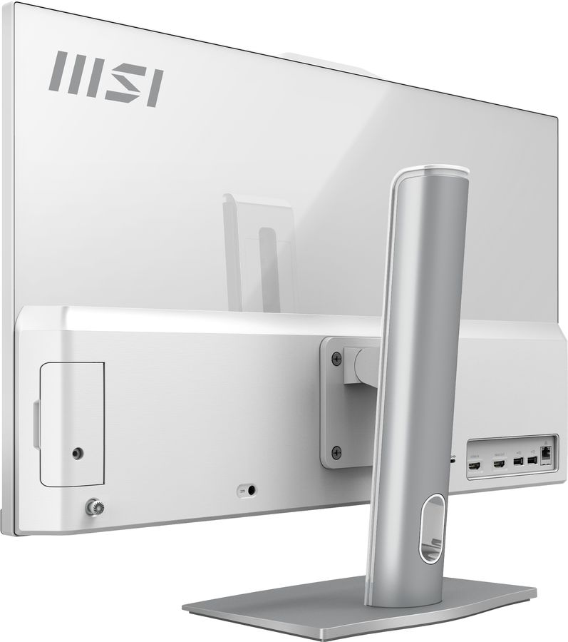 Моноблок MSI Modern AM272P 1M-678XRU 27" Full HD Core 7 150U (1.8) 16Gb SSD512Gb Graphics без ОС GbitEth WiFi BT 120W клавиатура мышь Cam белый 1920x1080