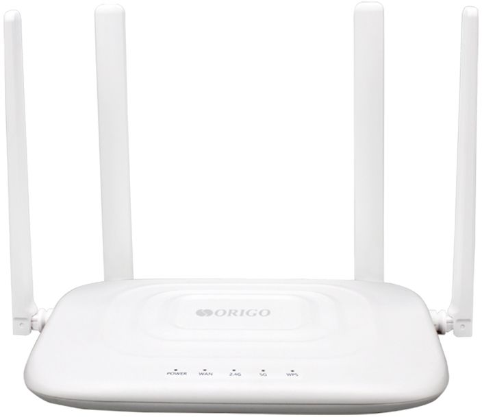 Роутер беспроводной Origo OWR1230ACG (OWR1230ACG/A1A) AC1200 10/100/1000BASE-T белый