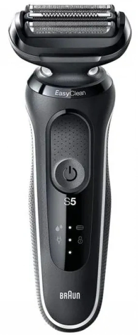 Бритва сетчатая Braun Series 5 51-W1500S реж.эл.:3 питан.:аккум. черный/белый