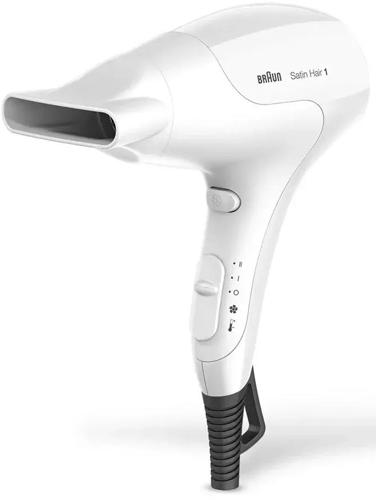 Фен Braun HD180Е 1800Вт белый (BRHD180E)
