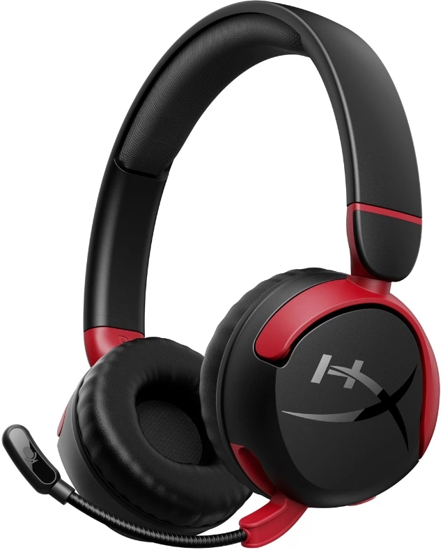 Наушники с микрофоном HyperX Cloud Mini черный/красный накладные BT оголовье (7G8F1AA)