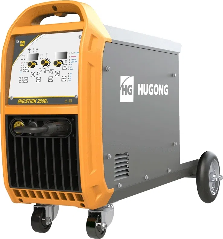 Сварочный полуавтомат Hugong Mig/Stick 250D III инвертор MIG-MAG/SPOT/FCAW/MMA/Lift TIG 7.12кВт