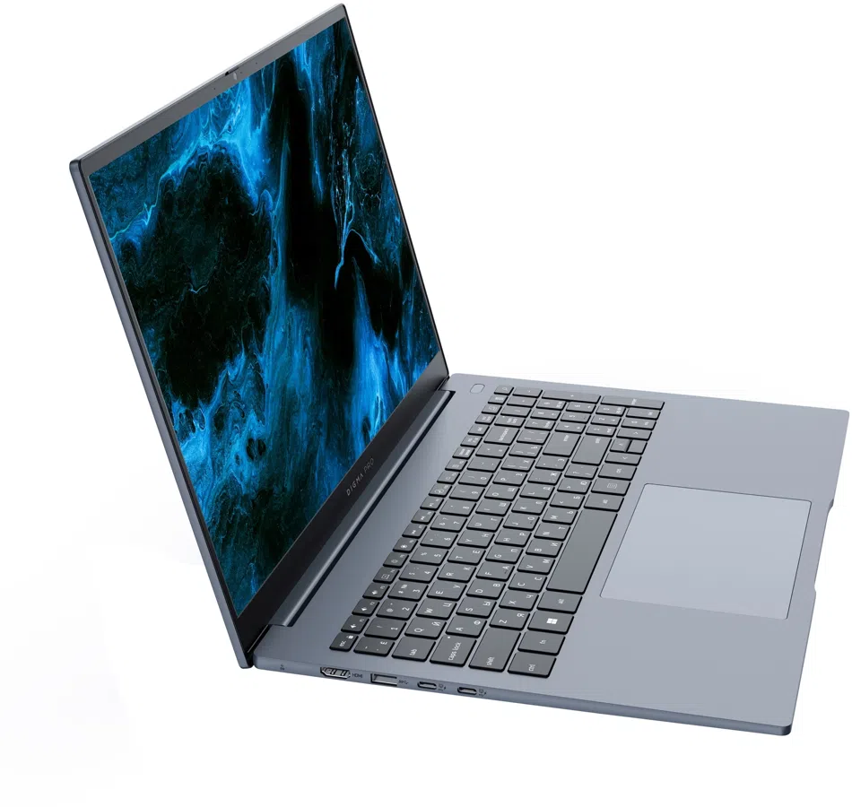 Ноутбук Digma Pro Pactos Ryzen 5 7430U 16Gb SSD512Gb AMD Radeon Graphics 16" IPS WUXGA (1920x1200) Windows 11 Pro dk.grey WiFi BT Cam 5500mAh (DN16R5-ADXW04)