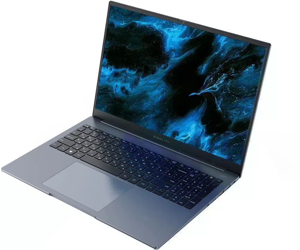 Ноутбук Digma Pro Pactos Ryzen 5 7430U 16Gb SSD512Gb AMD Radeon Graphics 16" IPS WUXGA (1920x1200) Windows 11 Pro dk.grey WiFi BT Cam 5500mAh (DN16R5-ADXW04)
