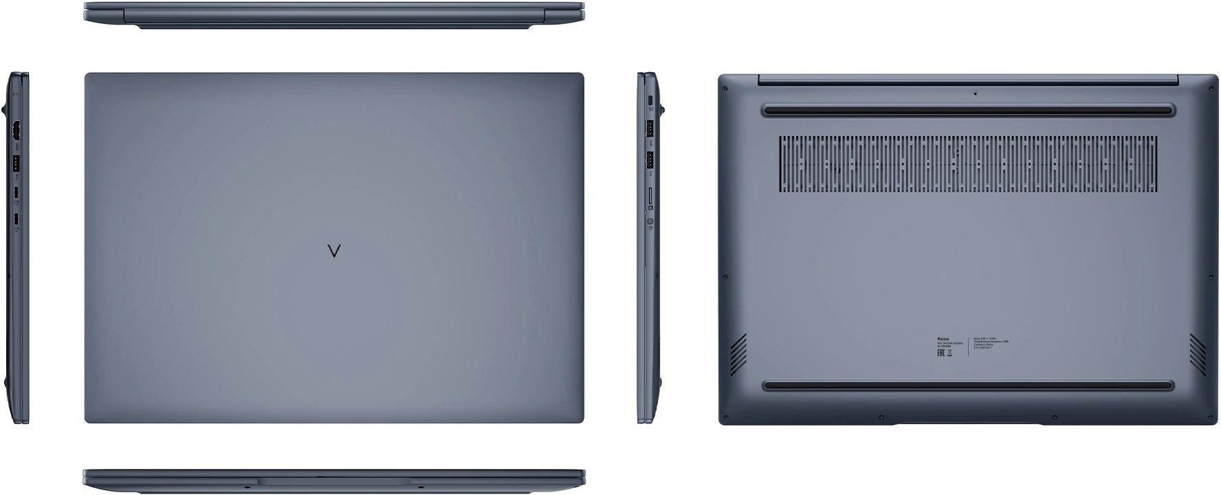 Ноутбук Digma Pro Pactos Ryzen 5 7430U 16Gb SSD512Gb AMD Radeon Graphics 16" IPS WUXGA (1920x1200) Windows 11 Pro dk.grey WiFi BT Cam 5500mAh (DN16R5-ADXW04)