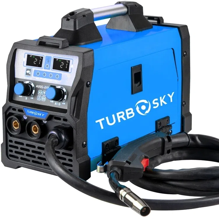 Сварочный полуавтомат Turbosky MIG-200А без газа 3 в 1 инвертор MIG-MAG/ММА/TIG 7.0кВт