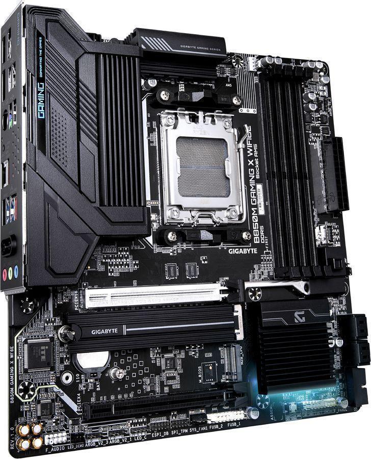 Материнская плата Gigabyte B850M GAMING X WIFI6E Socket AM5 AMD B850 4xDDR5 mATX AC`97 8ch(7.1) 2.5Gg RAID+HDMI+DP
