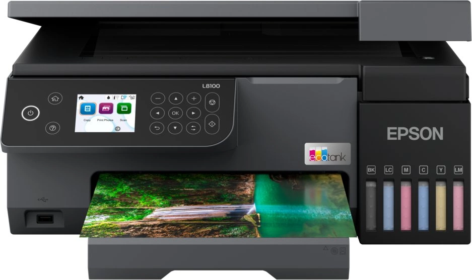 МФУ струйный Epson EcoTank L8100 (C11CK94402) A4 WiFi черный