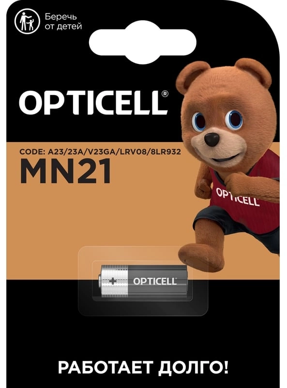 Батарея Opticell Specialty MN21 AAA (1шт) блистер