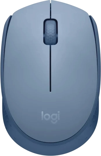 Мышь Logitech M171 голубой/серый оптическая 1000dpi беспров. USB для ноутбука 3but (910-006866)