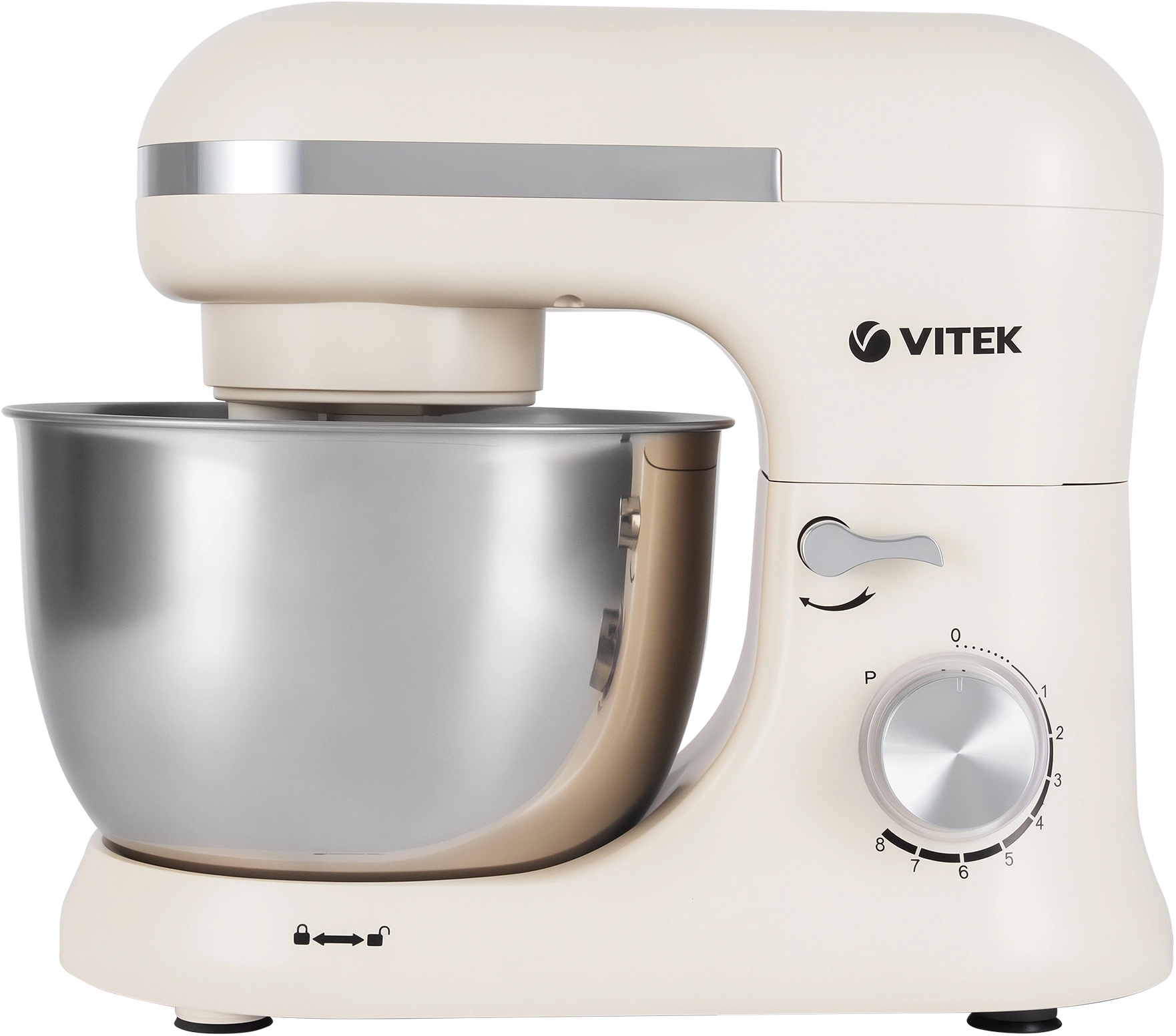 Миксер планетарный Vitek VT-PM0110 1500Вт кремовый