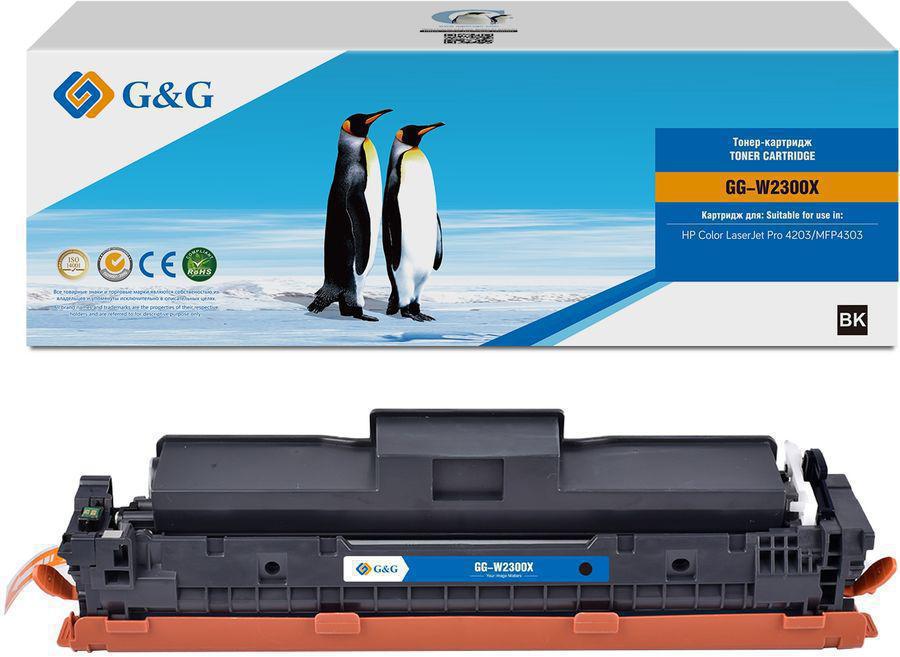 Картридж лазерный G&G GG-W2300X W2300X черный (7500стр.) для HP CLJ Pro 4203/MFP 4303