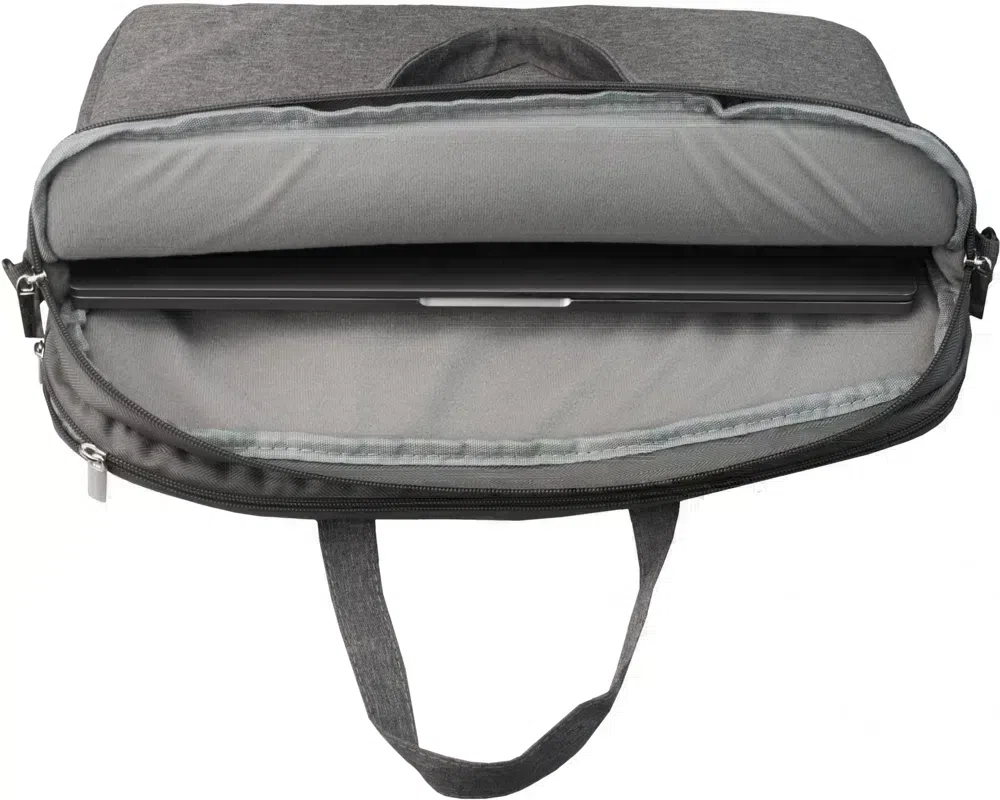 Сумка для ноутбука 15.6" Continent CC-108 GY серый нейлон/полиэстер