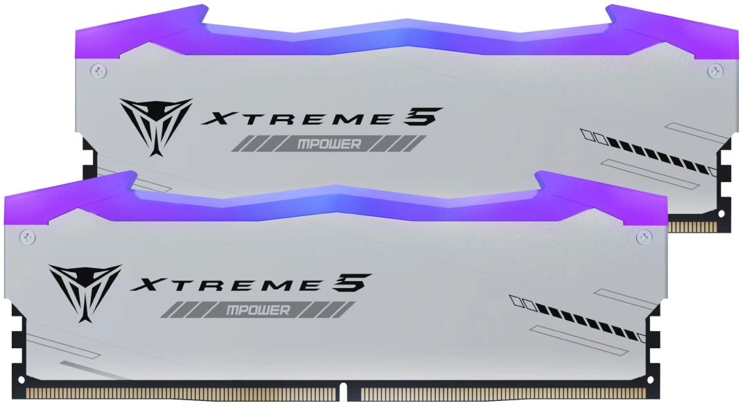 Память DDR5 2x16GB 8000MHz Patriot PVXR532G80C38KM Viper Xtreme 5 RGB RTL Gaming PC5-64000 CL38 DIMM 288-pin 1.45В с радиатором Ret