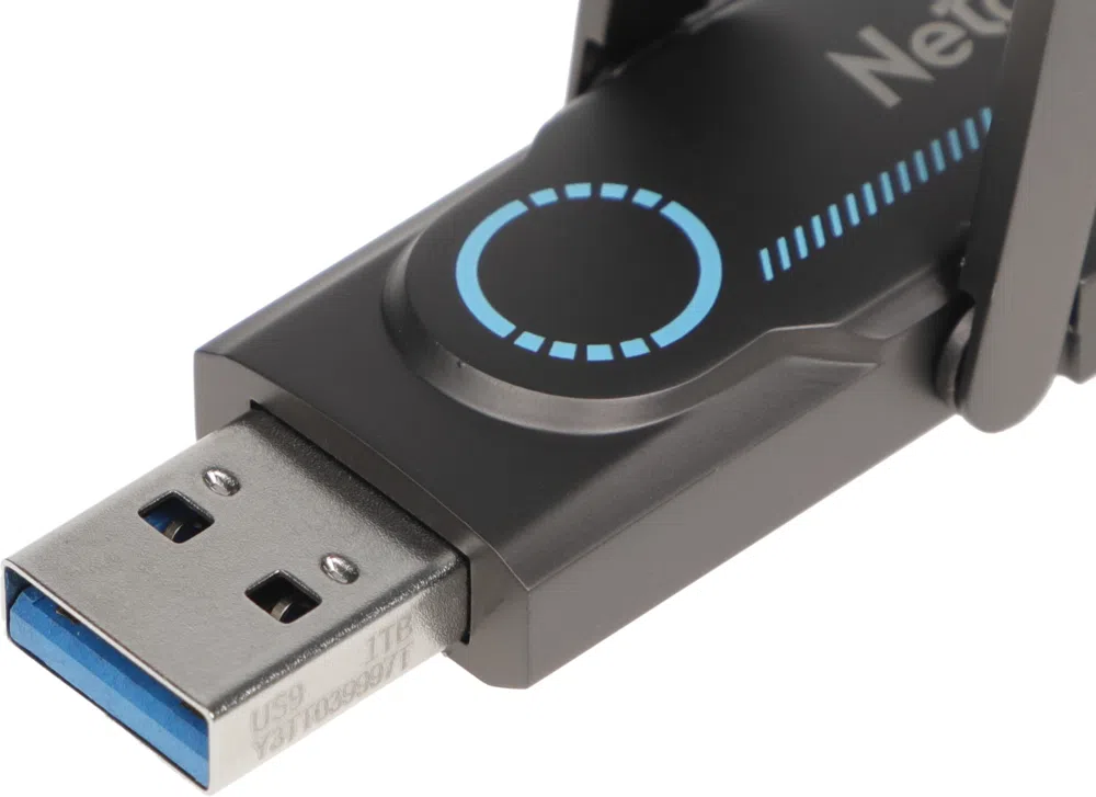 Флеш Диск Netac 1TB US9 NT03US9C-001T-32TA USB3.2 серый