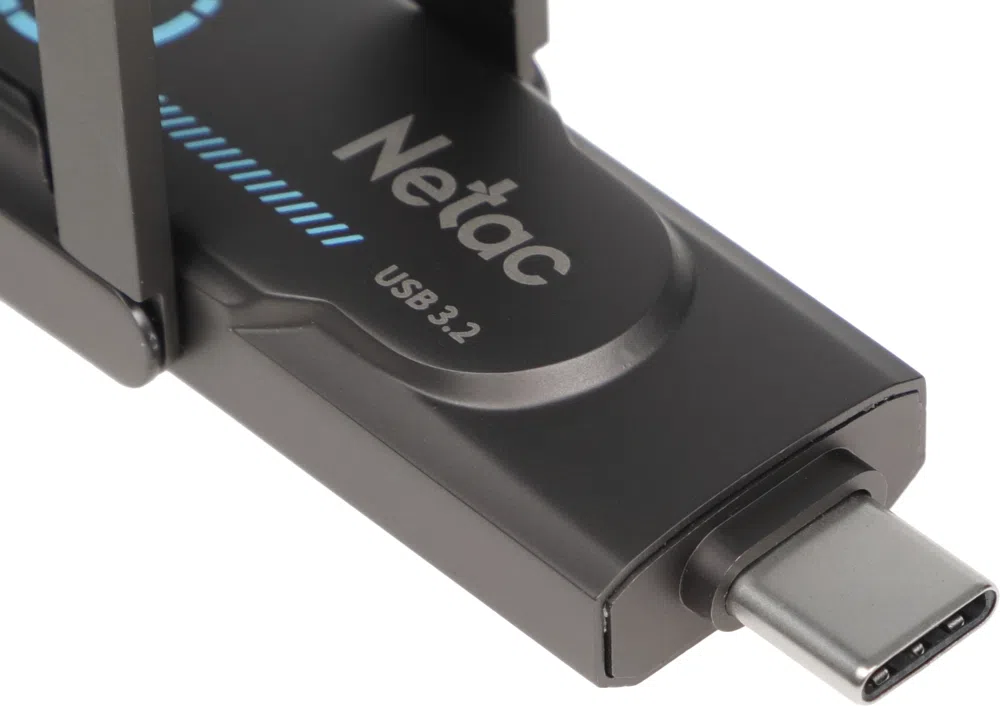 Флеш Диск Netac 1TB US9 NT03US9C-001T-32TA USB3.2 серый