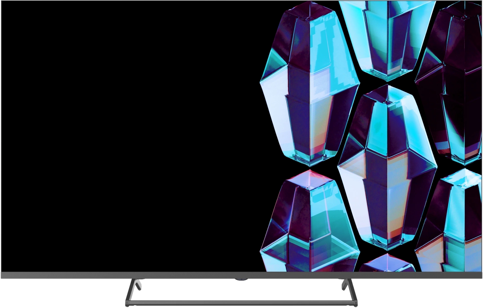 Телевизор QLED Sber 50" SDX-50UQ5231 Салют ТВ темно-серый 4K Ultra HD 60Hz DVB-T DVB-T2 DVB-C DVB-S DVB-S2 USB WiFi Smart TV