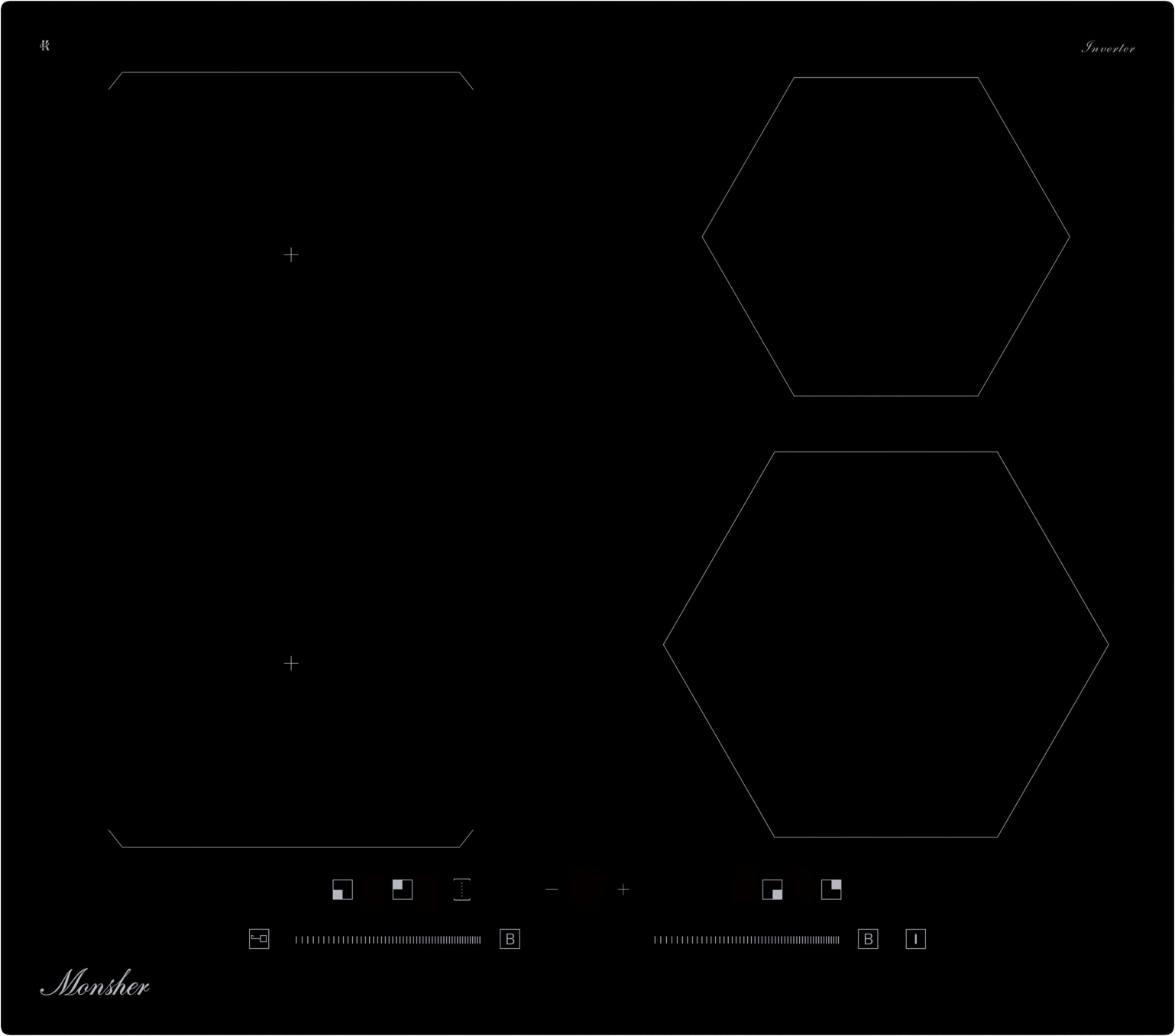 Индукционная варочная поверхность Monsher MHI 6113 черный