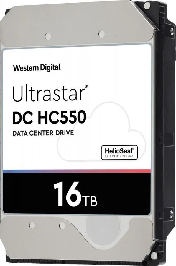 Жесткий диск WD SATA-III 16TB 0F38466 WUH721816ALE6L4 Server Ultrastar DC HC550 512E (7200rpm) 512Mb 3.5"