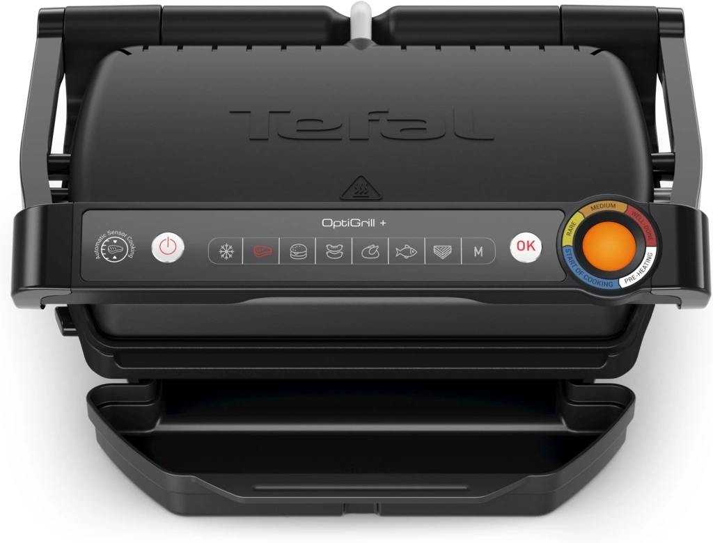 Электрогриль Tefal Optigrill+ GC717810 2000Вт черный/серый