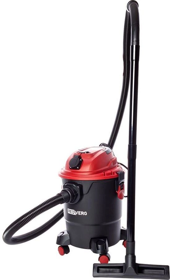 Строительный пылесос RedVerg RD-VC1200S-20P 1200Вт (уборка: сухая/сбор воды) черный