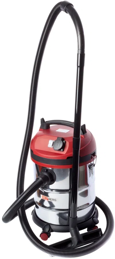 Строительный пылесос RedVerg RD-VC1200S-25S 1200Вт (уборка: сухая/сбор воды/выдув) черный