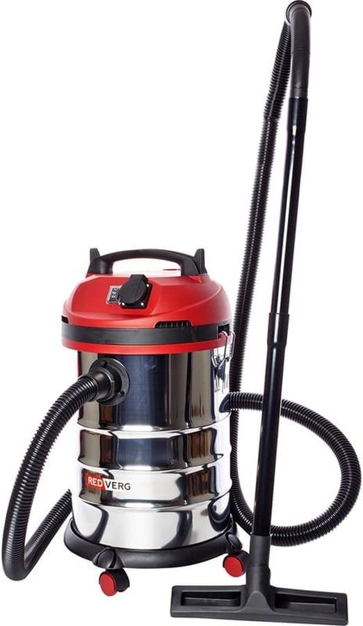 Строительный пылесос RedVerg RD-VC1200S-30S 1200Вт (уборка: сухая/сбор воды) черный