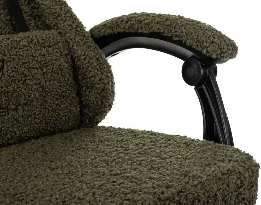 Кресло игровое Knight Lord/F хаки экомех крестов. пластик подст.для ног