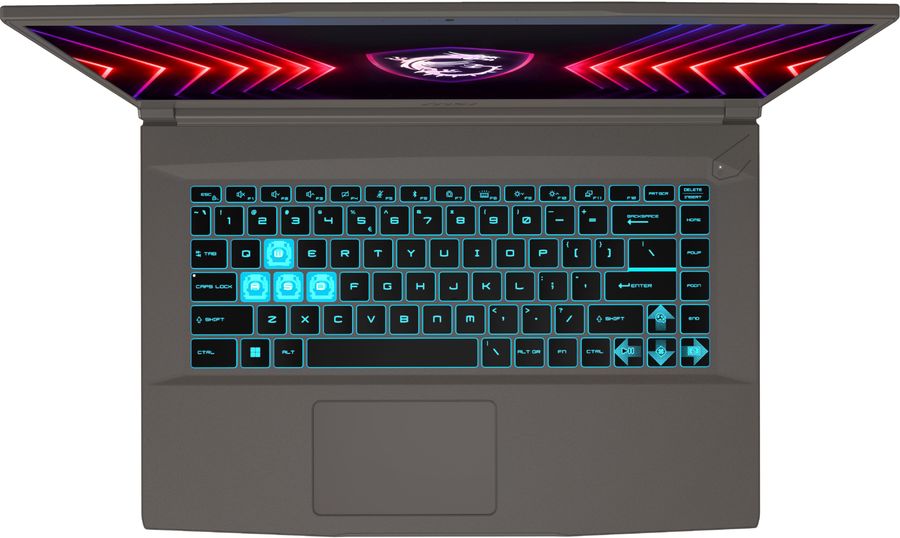 Ноутбук MSI Thin 15 B13VE-2650XRU Core i5 13420H 16Gb SSD512Gb NVIDIA GeForce RTX4050 6Gb 15.6" IPS FHD (1920x1080) FreeDOS grey space WiFi BT Cam (9S7-16R831-2650)