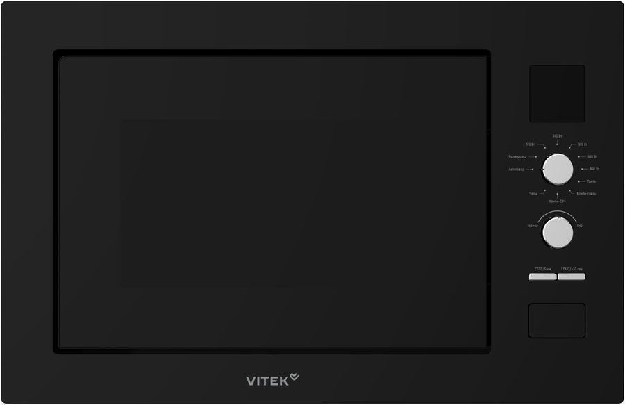 Микроволновая печь Vitek VBMW 2540 BG 25л. 850Вт черный (встраиваемая)