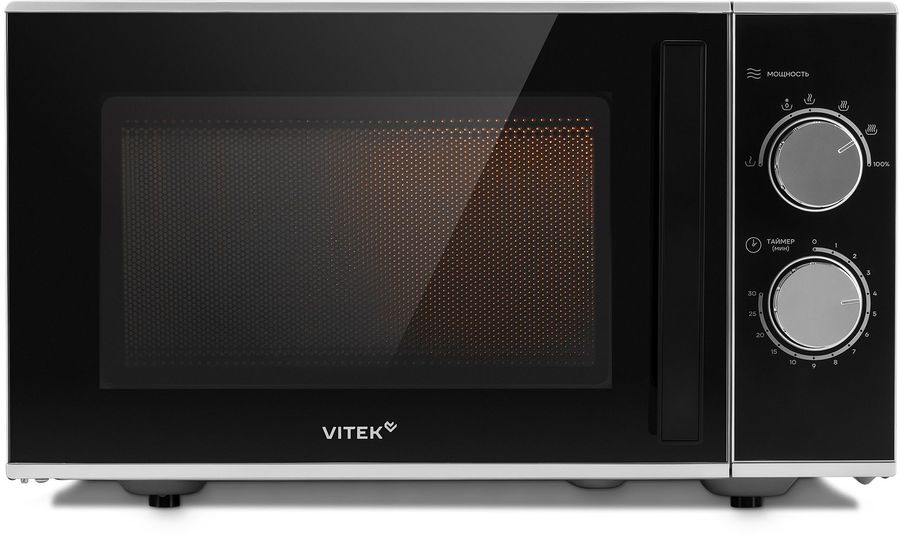 Микроволновая Печь Vitek VT-MW0823 23л. 900Вт серебристый/черный