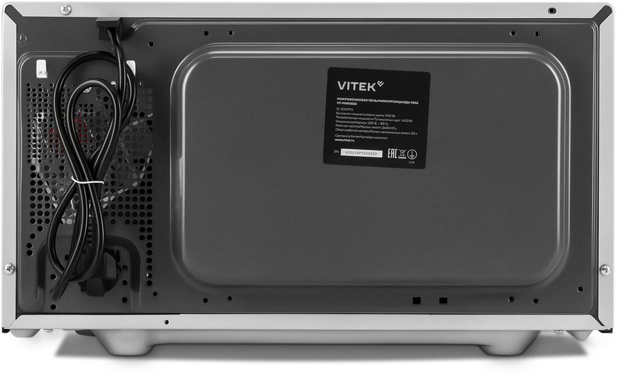 Микроволновая Печь Vitek VT-MW0823 23л. 900Вт серебристый/черный