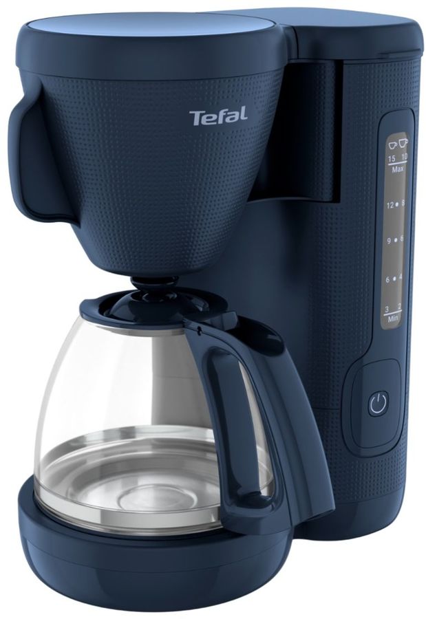 Кофеварка капельная Tefal CM2M1410 1000Вт синий