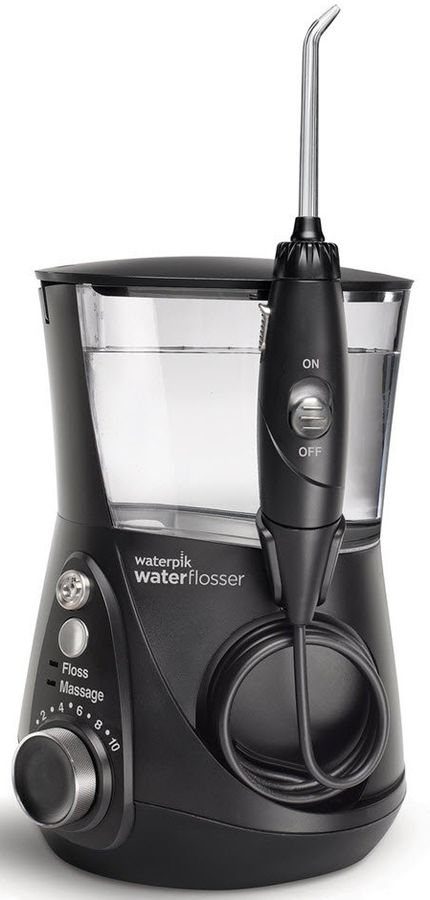 Ирригатор Waterpik WP-672ЕU импульсн. 7насад. черный