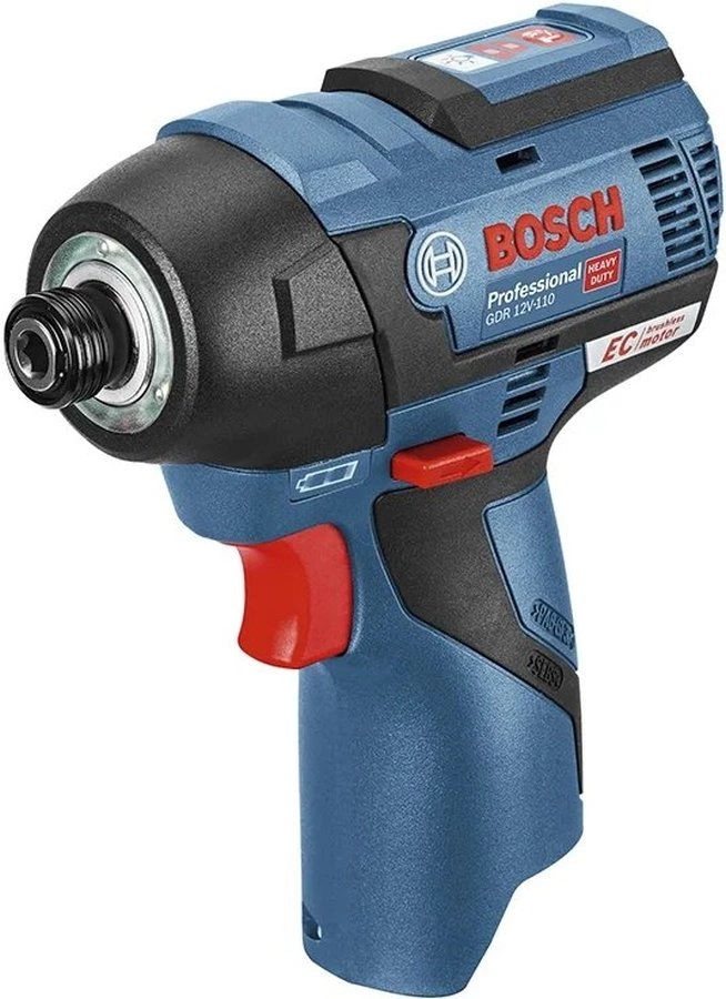 Гайковерт Bosch GDR 12V-110 аккум. патрон:держатель бит 1/4" (06019E0002)