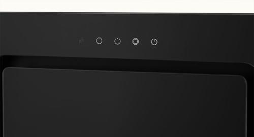 Вытяжка встраиваемая Weissgauff Intense 600 Touch черный/стекло черное управление: сенсорное (1 мотор)