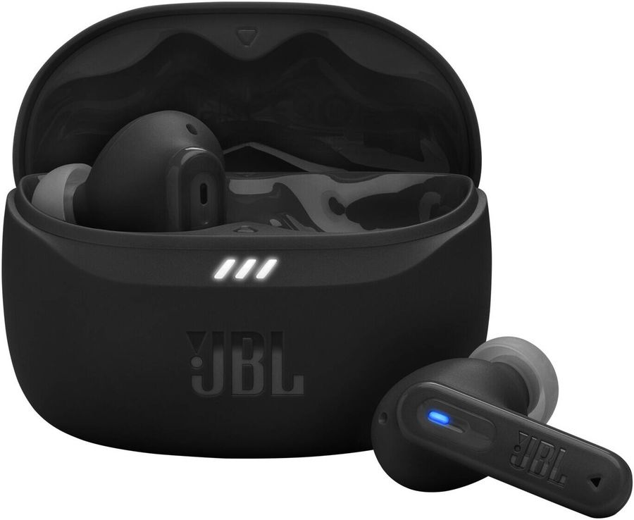 Гарнитура внутриканальные JBL Tune Beam 2 черный беспроводные bluetooth в ушной раковине (JBLTBEAM2BLK)