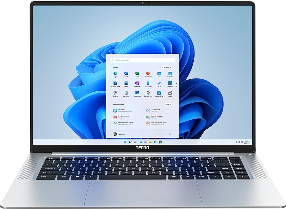 Ноутбук Tecno MegaBook S15AM Core i5 13420H 24Gb SSD512Gb Intel Iris Xe graphics 15.6" IPS 3.2K (3200x2000) Windows 11 Home 64 grey WiFi BT Cam 6060mAh (TCN-S1I513.W15.GR)