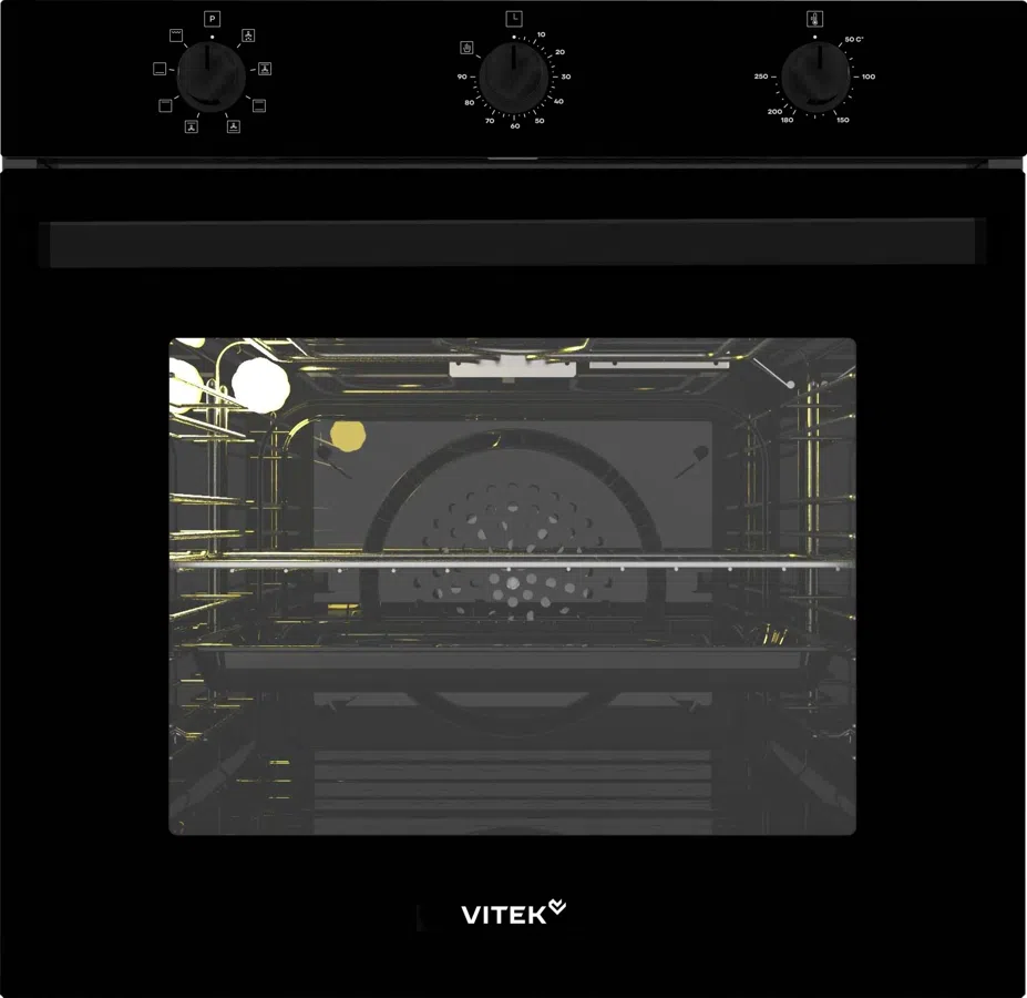 Духовой шкаф Электрический Vitek VEO 6380 BG стекло черное