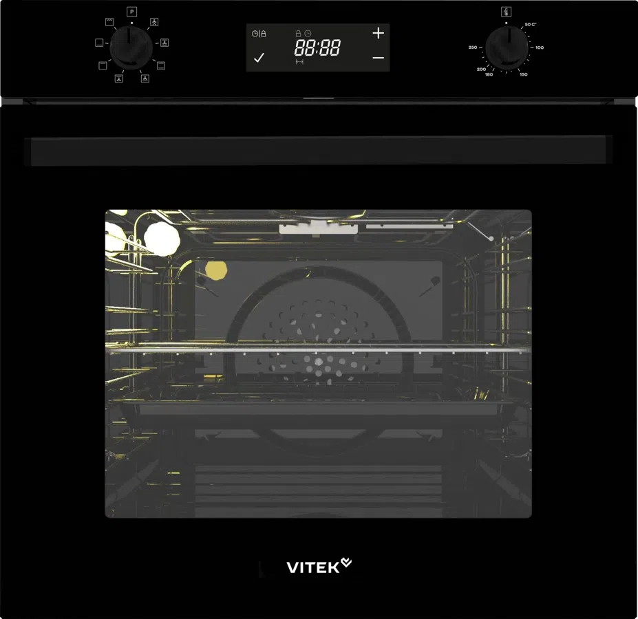 Духовой шкаф Электрический Vitek VEO 6480 BG стекло черное