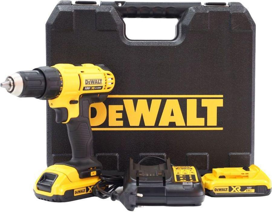 Дрель-шуруповерт DeWalt DCD771D2-KS аккум. патрон:быстрозажимной (кейс в комплекте)