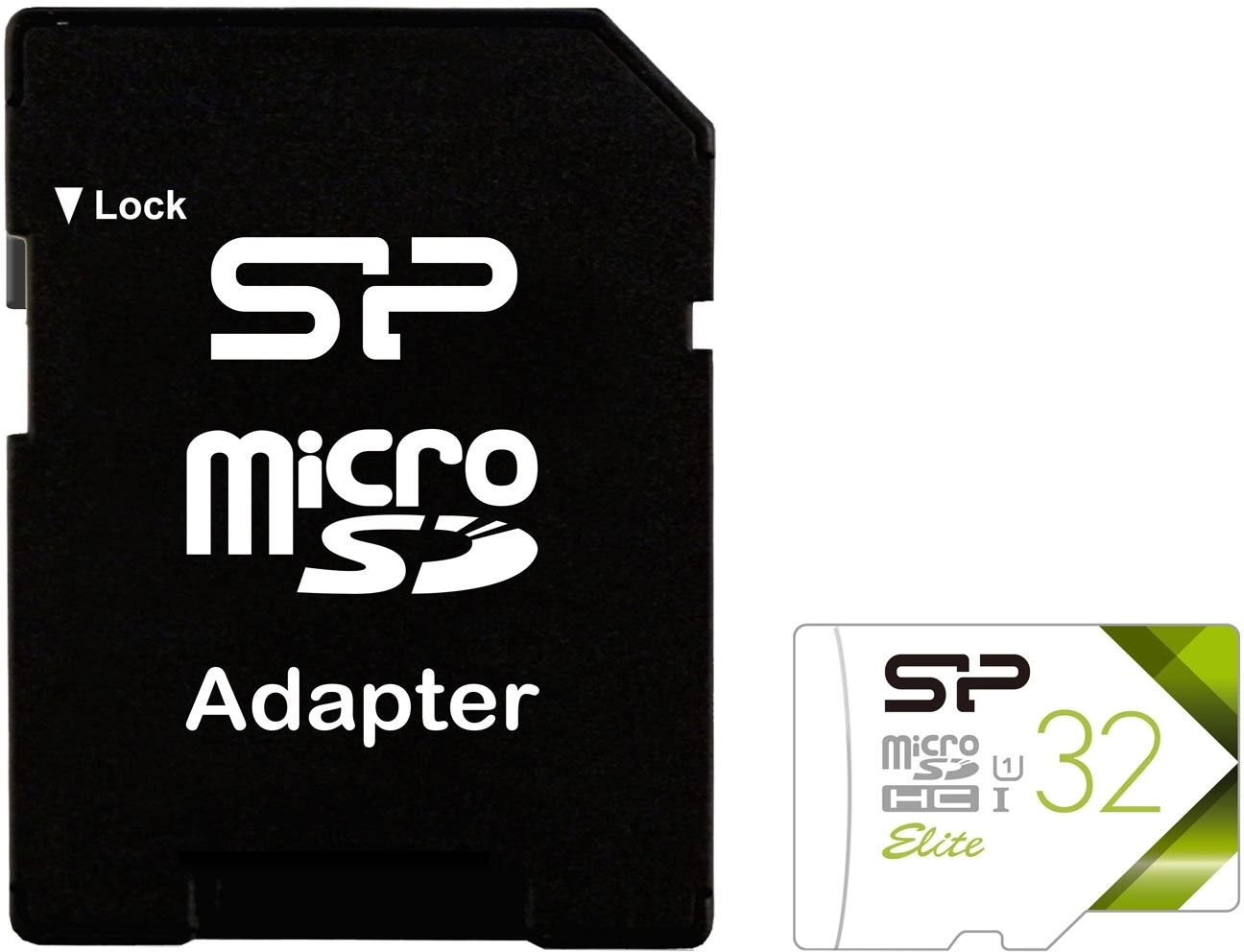 Флеш карта microSDHC 32GB Silicon Power SP032GBSTHBU1V21SP Elite + adapter
