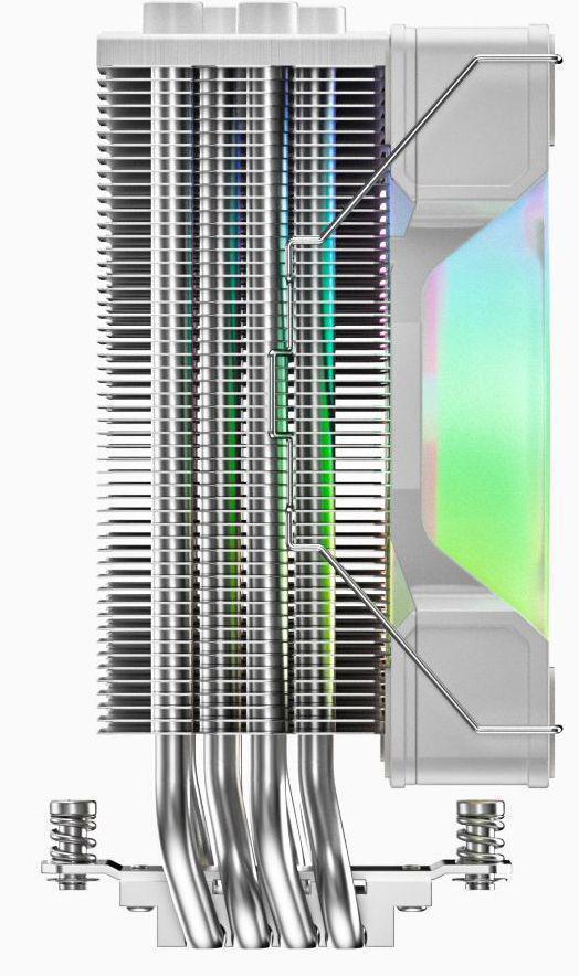 Устройство охлаждения(кулер) ID-Cooling SE-214-XT DF ARGB Soc-AM5/AM4/1200/1700/1851 белый 4-pin 31.5dB Al+Cu 180W 560gr Ret (SE-214-XT DF WHITE)