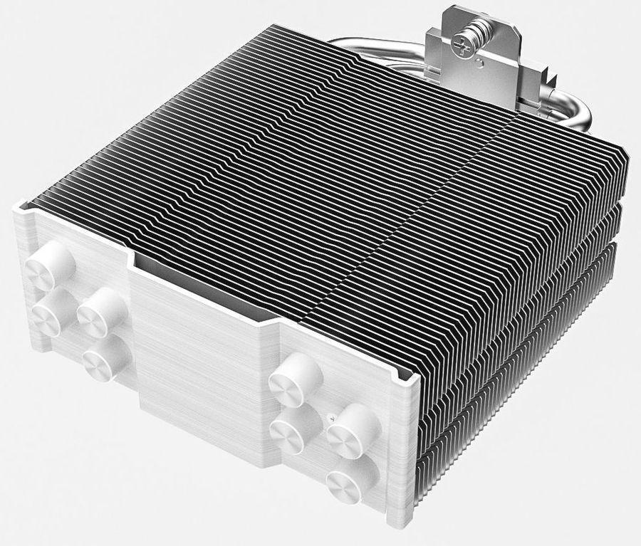 Устройство охлаждения(кулер) ID-Cooling SE-214-XT DF ARGB Soc-AM5/AM4/1200/1700/1851 белый 4-pin 31.5dB Al+Cu 180W 560gr Ret (SE-214-XT DF WHITE)