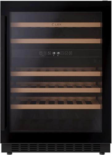 Винный шкаф Lex LWD6046BL dual zone 1-нокамерн. черный