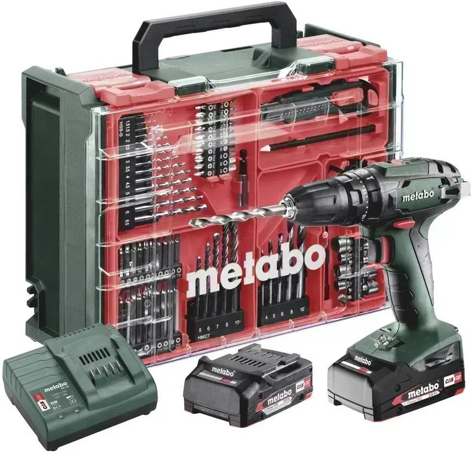 Дрель ударная Metabo SB 18 Set патрон:быстрозажимной реверс (кейс в комплекте) (602245710)