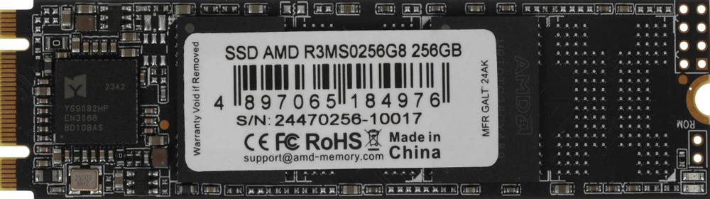 Накопитель SSD AMD SATA 256GB R3MS0256G8 Radeon M.2 2280